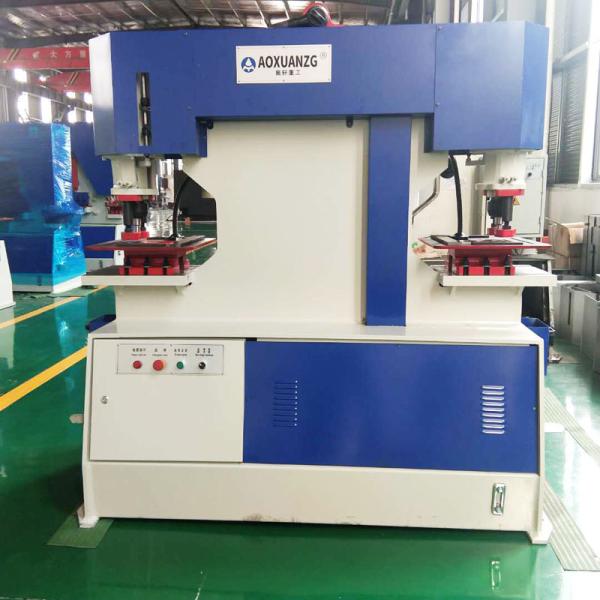 2 Head 65T 90T Steel Ironworker Machine Hydraulic Press For Table Metal Sheet