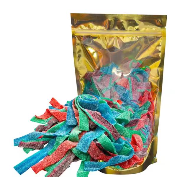 Jiutai Yummy Chewy Sour Belt Candy Acid Liquorice Candy Stick Shape