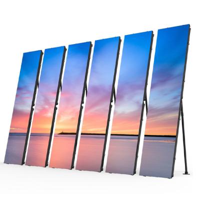 P1.875 P2 P2.5 Led Portable Led Digital Poster Display Screen Indoor Advertising