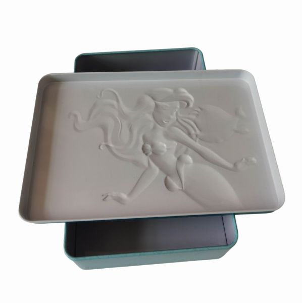 OEM Rectangle Puzzle Tins 3D Embossing Rectangular Tin Containers