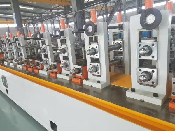 Precision Tube Mill ERW Pipe Machine 25-76mm High Frequency Welding