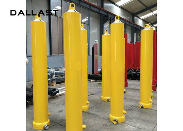 Telescopic  Dump Truck Trailer Hydraulic Cylinder Hyva Parker , Dump Truck Hydraulic Ram