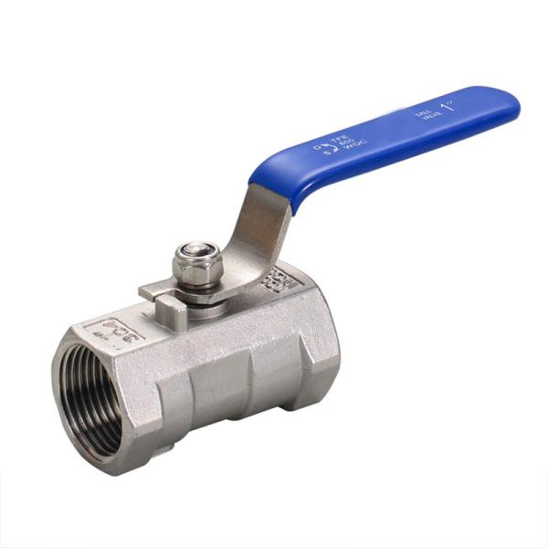 Manual Driving Mode 1000psi Investment Casting 1PC Ball Valve for Chemical Processing