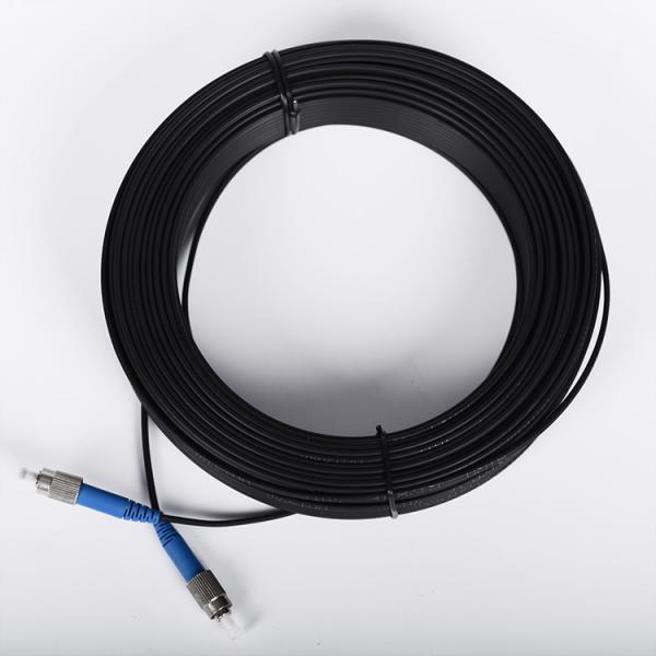 GJYXFCH-1B6-SM SC/UPC 100M 1 core 2mm*5mm FRP Steel wire Indoor Outdoor Fiber Optic Cable G657A LSZH Ftth Drop Cable