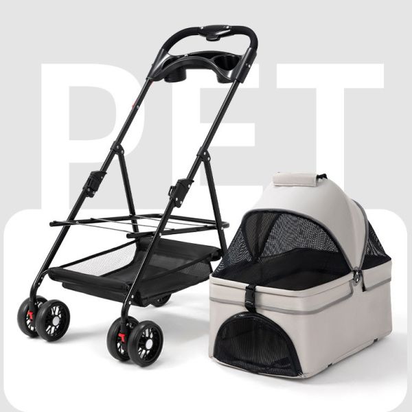 Comfortable Foldable Pet Stroller Color Custom Nylon Cat Dog Stroller，Oem，Dog