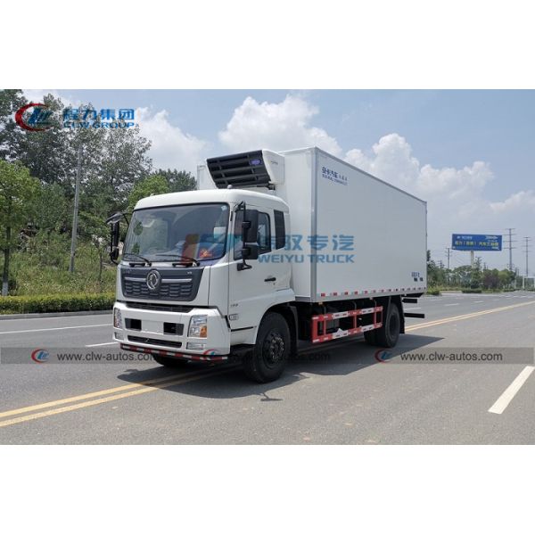 Dongfeng 6.5m 7.8m Freezer Box Truck For Food Transport