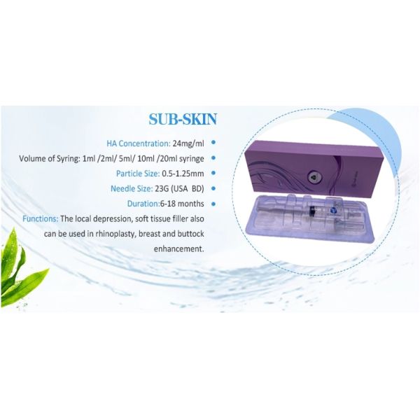 Hyaluronic кисловочный контур вводимой дермальной формы заполнителя 2ml лицевой
