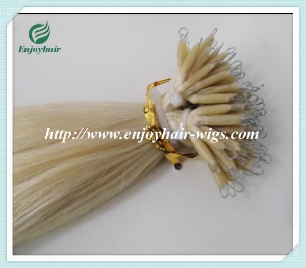 Nano Ring Hair Extensions16''- 26 100% Human Indian Remy Remi Hair 60#- all color