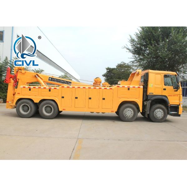 Sinotruk Howo 8x4 Heavy Duty Tow Truck WD615.47 Engine 20-50t capacity
