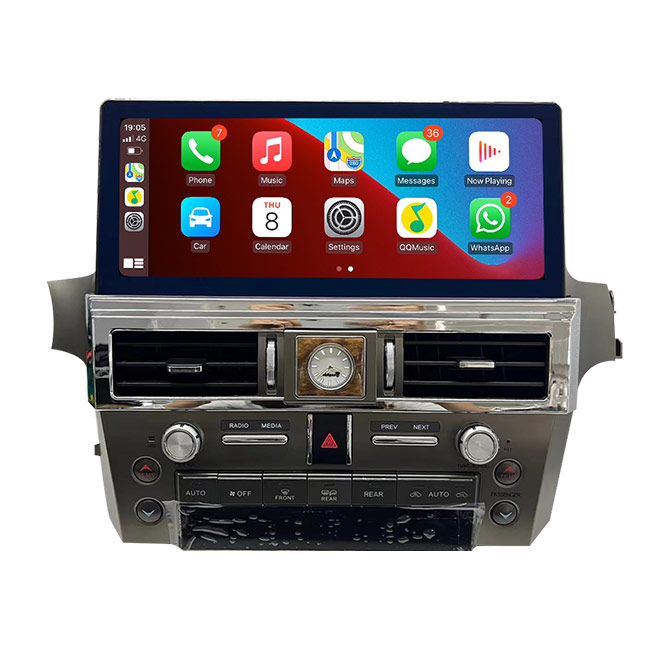 Дюйм 4G LTE SIM мультимедиа 12,3 навигации автомобиля андроида 10 для Lexus GX460 GX400 2010-2019