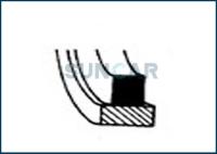 Joint de piston de CA1U3998 1U-3998 1U3998 pour la niveleuse 120G de moteur de C-A-T Excavator E231D