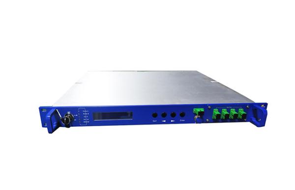 High Performance Fiber Optic EDFA Optical Amplifier 16 Port JDSU For FTTH Network