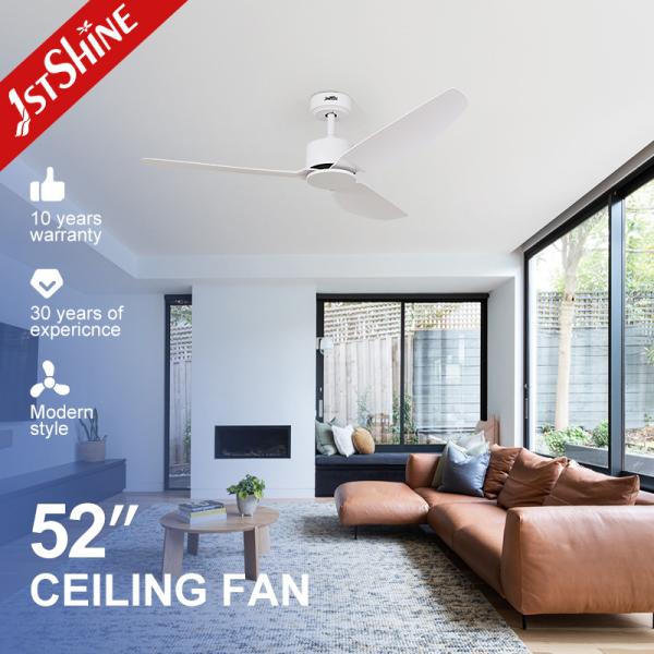 DC Powered 52 Inch Ceiling Fan With 6 Speeds Choice Smart Remote Control Included