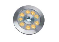 PWM de couleur de l'anneau 24VDC 18W 27W RVB RGBW de la fontaine 9-LED ou 12-LED ou contrôle DMX512 simple submersible