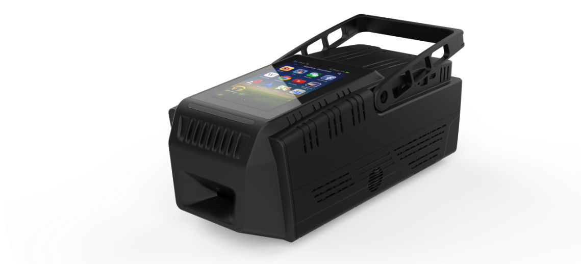 High Safety LCD Portable Explosive Detector Non Radioactive Ionization Source