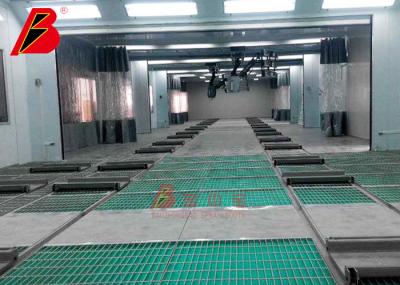 Fast Repair Automotive Double Station Sheet Metal Prep Station Spray Line