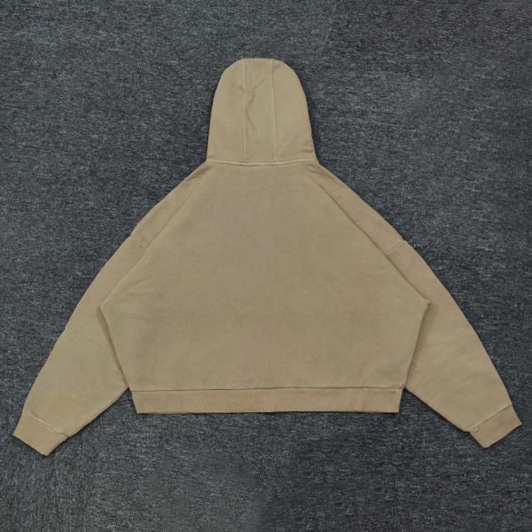 Collar Hooded No Liner Streetwear Heavyweight Distressed Vintage Hoodies For Men