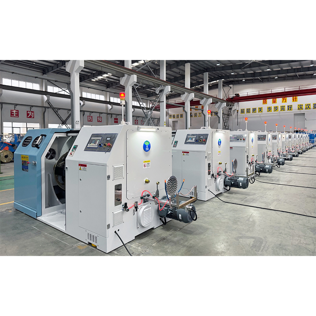 Adjustable Traversing Width Double Twist Bunching Machine High Speed Lay Length Custom Wire Stranding