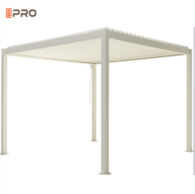 Waterproof Louver Modern Aluminum Pergola Bioclimatic Outdoor Gazebo
