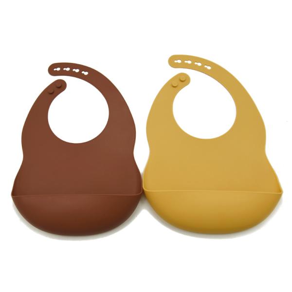Waterproof Drool  Baby Bib Catcher FDA Medical Grade Silicone