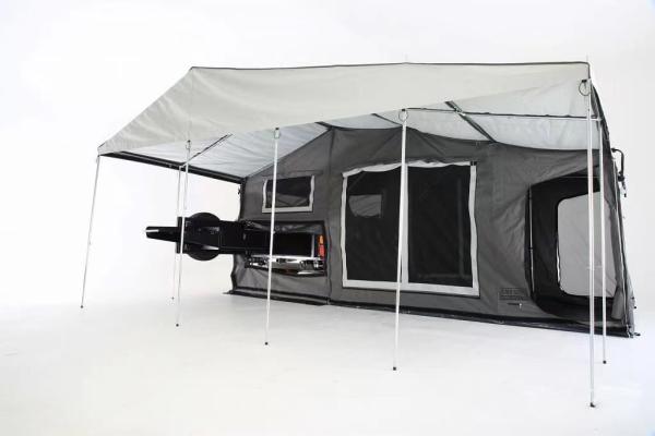 Mountain Trail RV Off Road Caravan With Sturdy Looking Second Home Spacious Interiors