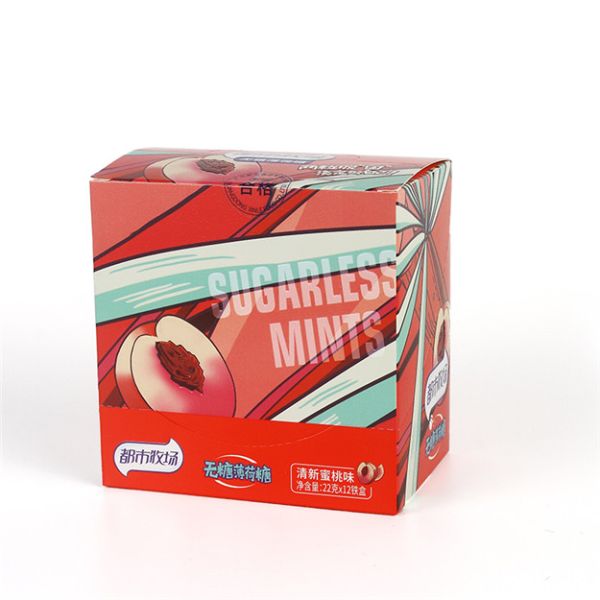 Сахар персика лимона свободный чеканит здоровую трудную конфету для взрослых ребенка