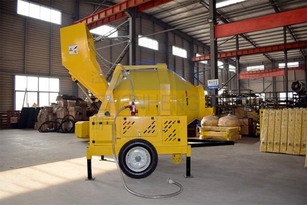 18-20m3/h JZR500 Diesel Engine Reversing Drum Concrete Mixer