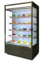 L'étalage ouvert de supermarché de réfrigérateur de petite plate-forme multi branchent dans et le type à distance R404a