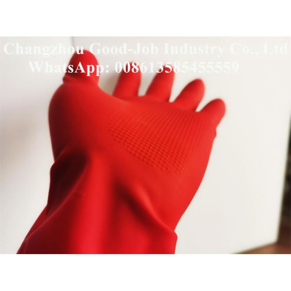 Factory Directly Sale 9inch 12mil Cheap Price Household Latex Protective Work Gloves Waterproof Cleaning Gloves