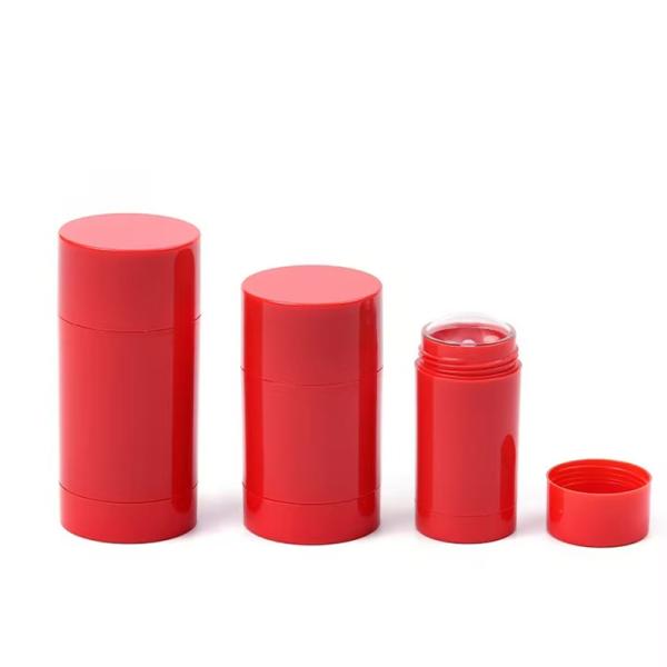 Barra de desodorante vacía de plástico reciclable de 15g-100g para el cuidado de la piel