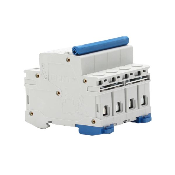 DIN Rail Mount Miniature Pv Dc Circuit Breaker 32a 1p 2p 4p 500v Photovoltaic Breaker