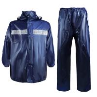 Vêtements de travail réfléchissants bleus de sécurité de veste de vêtements imperméables pour travailler actif extérieur de hausse