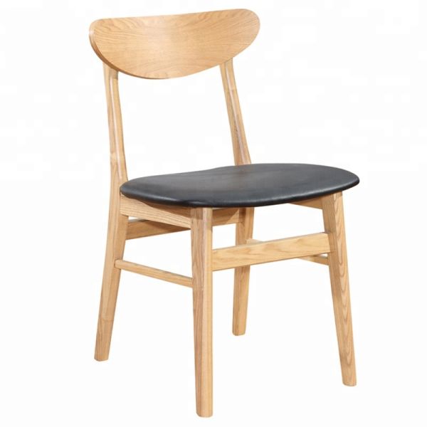 Modern Luxury Metal Wood Dining Chairs Restaurant Eco - Friendly Simplicity