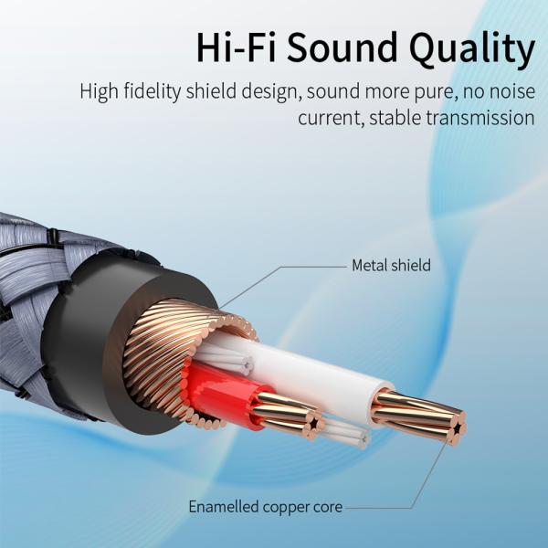 3.5MM TO 2 Male RCA Adapter Audio Stereo Cable 1M 2M 3M 5M