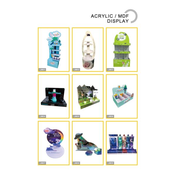 Custom Toothpaste Display Plastic Acrylic Stand Lightweight