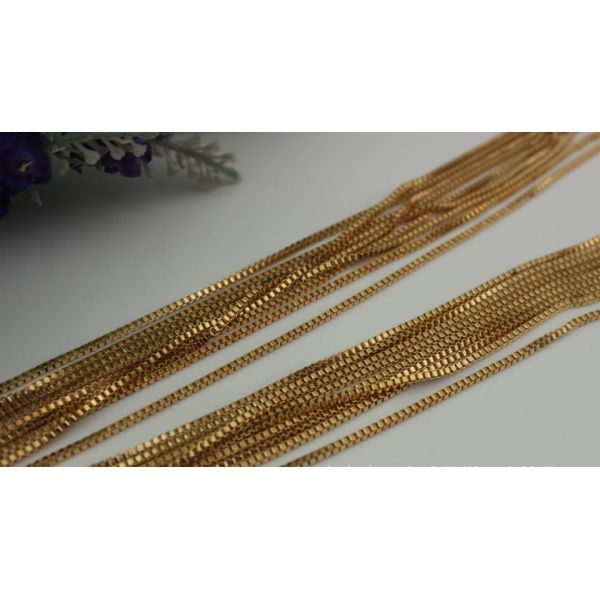 Wholesale fashion 2 mm width decorative iron gold & nickel metal chains for bags