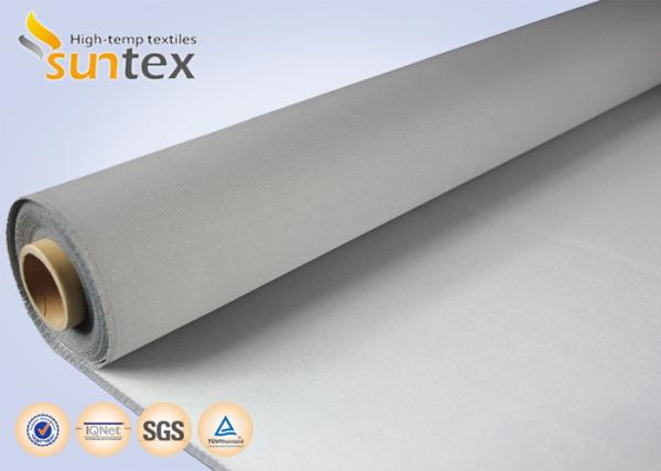 O plutônio térmico flexível do material à prova de fogo revestiu o conector de canal flexível da tela da fibra de vidro