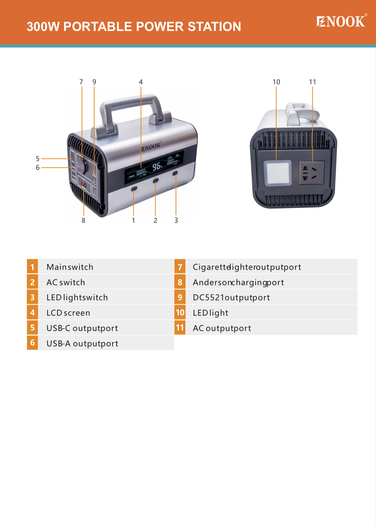 Enook цена солнечный генератор портативная электростанция 300W портативная электростанция с солнечными батареями