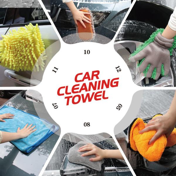 GETSUN Microfiber Towels Scratch-Free and Ultra Absorbent