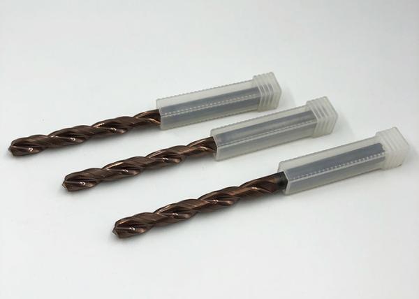 Multi Purpose Solid Carbide Drills Precision Twist Drill With 55HRC / 65HRC