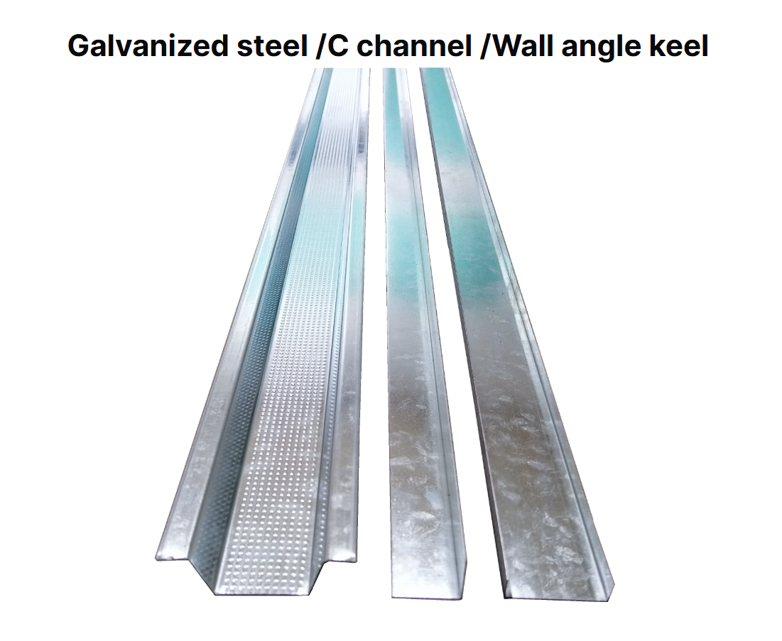 Professional China Supplier For The Gypsum Board And Galvanized Metal Channels For Ceiling And Drywall Partition Gypsum Board Metal Profile Galvanized Metal Channel Drywall Gypsum Board Ceiling Steel