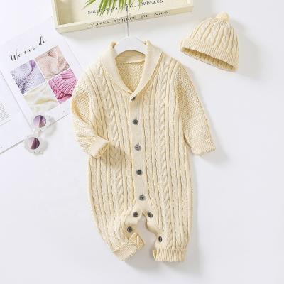 Autumn New Toddler Baby Boys Girls Knitted Bodysuit Infant Jumpsuit Knitwear Outfits Newborn Baby Sweater And Baby Knit