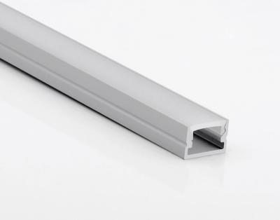 Canal anodizado 14*8mm de alumínio da extrusão do perfil da tira do diodo emissor de luz para a montagem de superfície