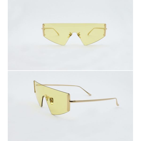 Creative Fashion Oversized Sunglasses Rimless One Piece Style Shades Women Eyewear new designer 2019