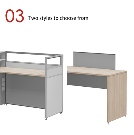 Customization Myidea Staff Desk with Storage Cabinet, Screen Style, Single Seat, Simple and Modern Office, Computer Desk
