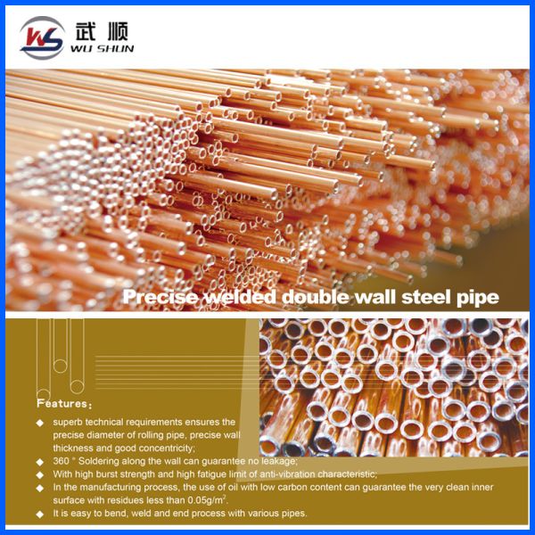 Refrigeration Copper Tube For Wire-Tube Condenser 4 * 0.7 mm