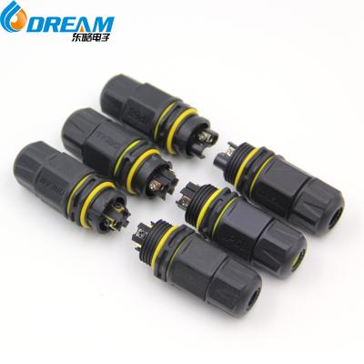 Conector elétrico giratório à prova d'água 2 3 4 pin IP68 Conectores elétricos pequenos à prova d'água