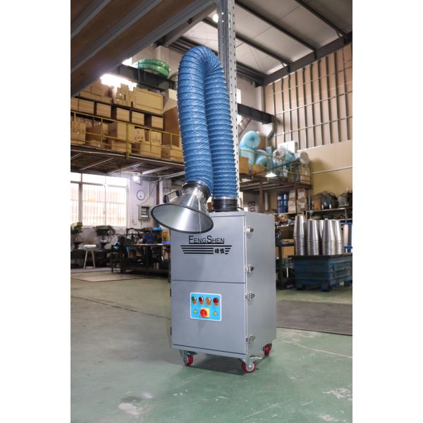 Semi Auto Welding Fume Extraction Mobile Vehicle Smoke Filter Unit Fume Extraction System