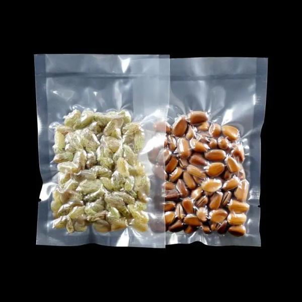 Saco de vácuo de embalagem laminado selante de plástico para alimentos retorte saco de selos de três lados