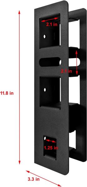 Bicicleta Cargo Trailer Receptor Hook Parede montada para armazenamento e organização